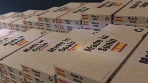 Made in Spain box pack production loopable seamless