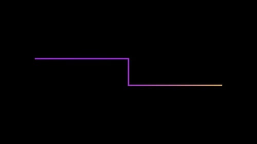 Collection d'aspects : animation colorée du tiers inférieur avec une trajectoire de ligne rotative