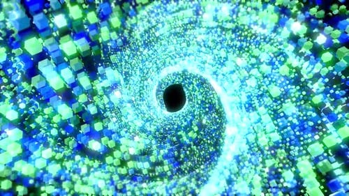 Fantastic Rotating Particle Array 04. 4 K