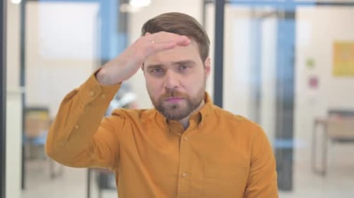 Young Man Searching New Opportunity in Work