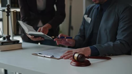 Vertical footage of Close up of hand teamwork business group are meeting working and brainstorming