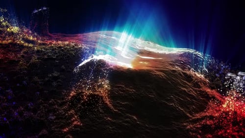 Landscape Of A Magical Planet