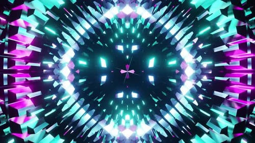 Blue With Purple Pink Vj Seamless Loop Background Equalizer For Party