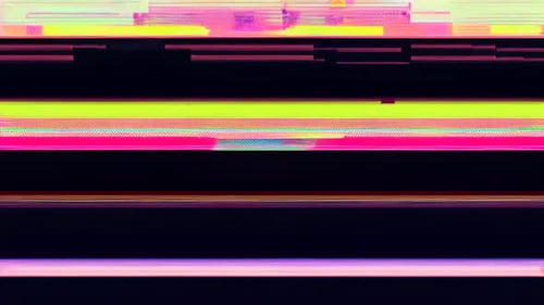 Vibrant Digital Glitch Lines Background
