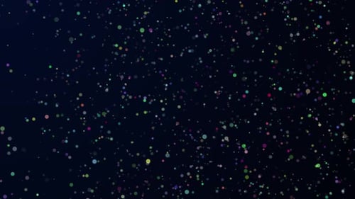 Glowing Particle Dot Moving, Dgital Glowing Circle Particle Moving, Abstract Particle Moving