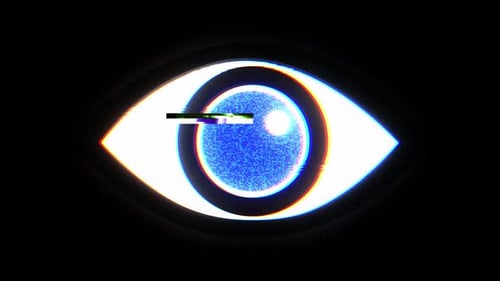 Hud Glitch Cyber Eye Futuristic Scifi Technology