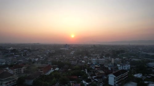 Sunrise in Yogyakarta