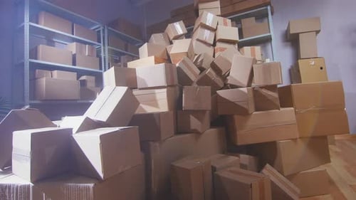 Logistics Problem a Lot of Boxes in Stock Nobody