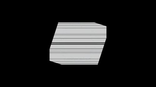 Collection d'interfaces : Boucle à partir d'un carré gris avec des lignes pivotant dans le sens des aiguilles d'une montre avec quatre D concentriques