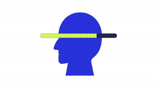 Datenverarbeitung mit 2D-Animation des Ladebalkens