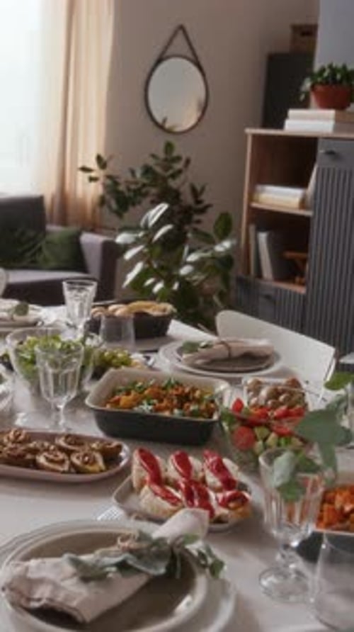 Elegant Dining Table Set for a Celebration