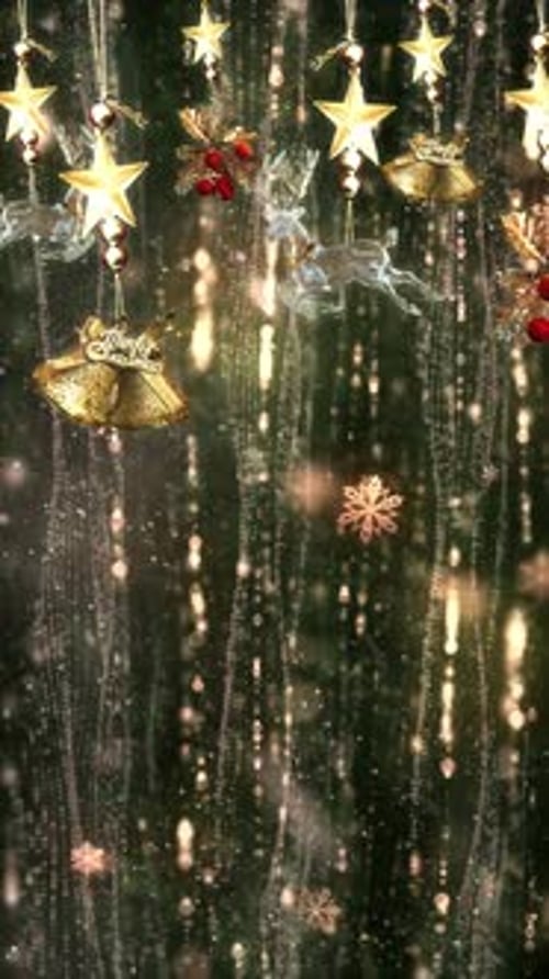 Weihnachtshintergrund 12 - Vertikales Video