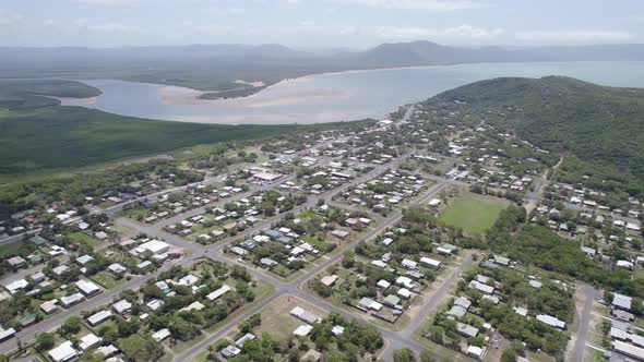 View Of Cooktown Waterfront By The Endeavour River Near Grassy Hill ...