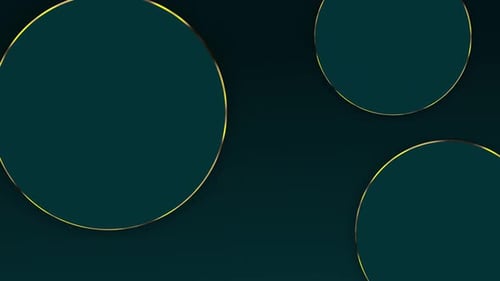 Abstract Elegant Background with Shimmering Gold Circles