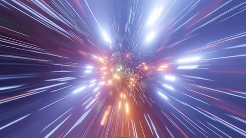 Boucle abstraite en forme d'hypertunnel