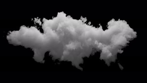 Cloud 3D avec canal alpha et animation en boucle