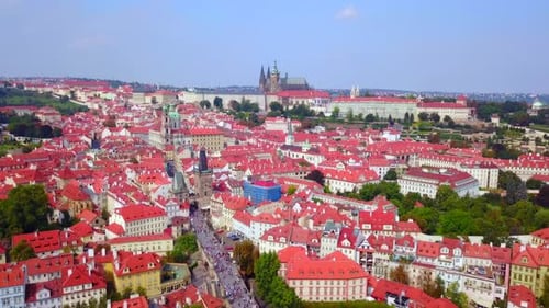 Prague, including Charles Bridge and Prague one municipal district