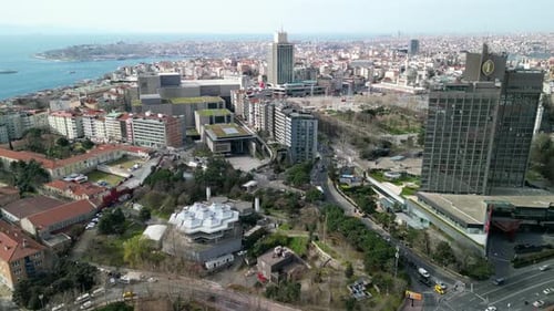 Gezi Park situated near Taksim Square in Istanbul