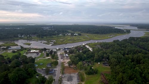 calabash nc, north carolina aerail high shot