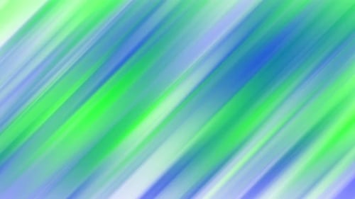 Fluid Abstract Blue and Green Diagonal Lines Looping Background