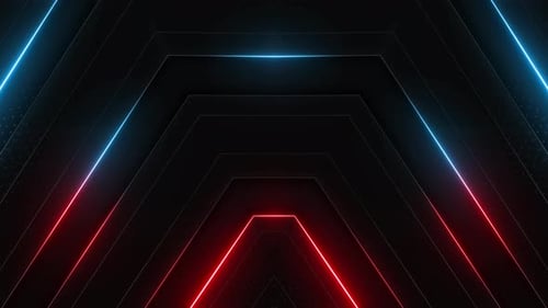 Abstract Neon Streaks