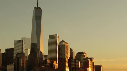new york city. nyc. skyline skyscrapers. urban cityscape