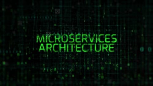 Futuristic Digital Data Text Reveal Animation