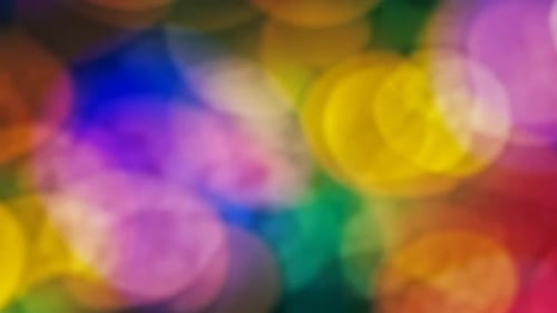 Bunter abstrakter Bokeh-Lichter-Hintergrund mit sanftem, verschwommenem C