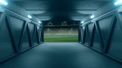 Sports stadium entrance. Sports betting concept.