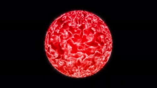 Burning Planet Video in Endlosschleife, H.264, 2160p
