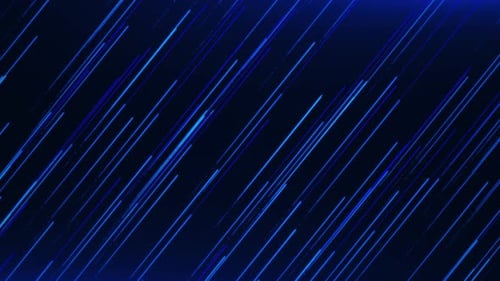 Futuristic Blue Diagonal Lines Data Stream Background
