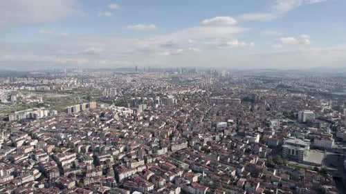 Aerial view of Istanbul's European Side