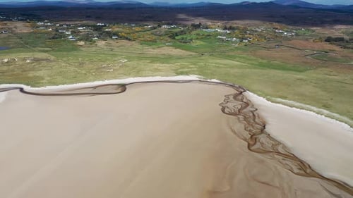 Amazing Dunes at Sheskinmore Bay Between Ardara and Portnoo in Donegal Ireland