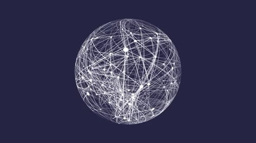 Abstract Digital Plexus Planet Technology Connecting Global Communication Network Data. 5332