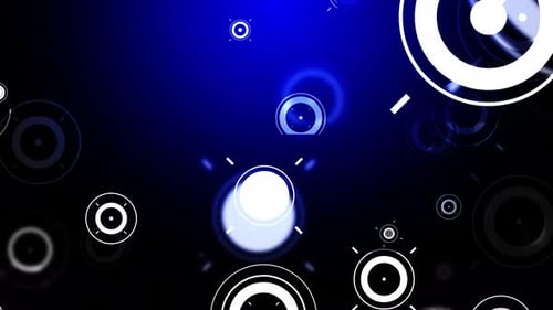 Technology Blue Background Loop