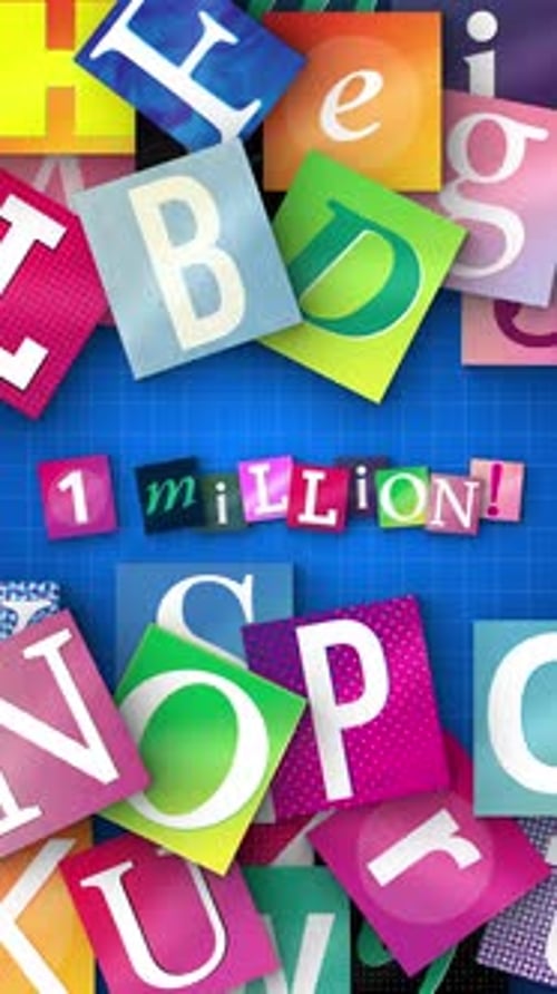 Animated Collage Paper Cut Out Letter Reveal