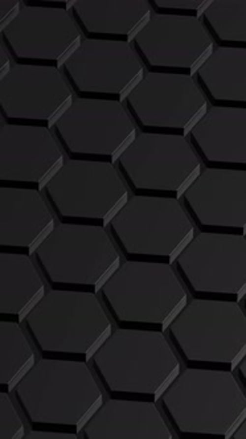 Abstract black honeycomb