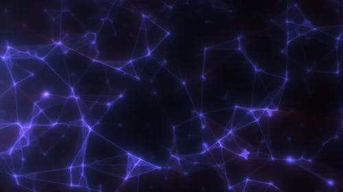 Dynamic Glowing Plexus Network Background Animation
