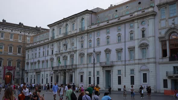 Rome Italy 3 September 2023 Wide Shot Exterior of Brazilian Embassy at ...
