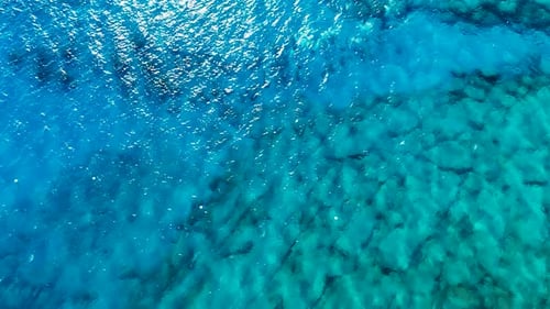 Turquoise water sea