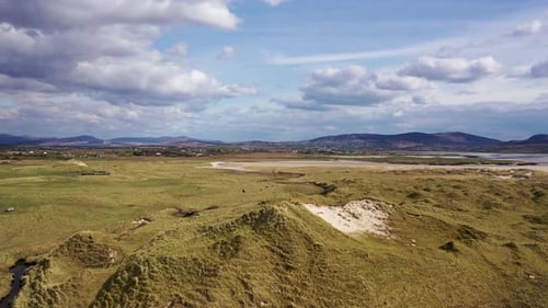 Amazing Dunes at Sheskinmore Bay Between Ardara and Portnoo in Donegal Ireland