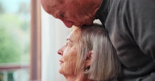 Loving Senior Couple Sharing a Tender Moment