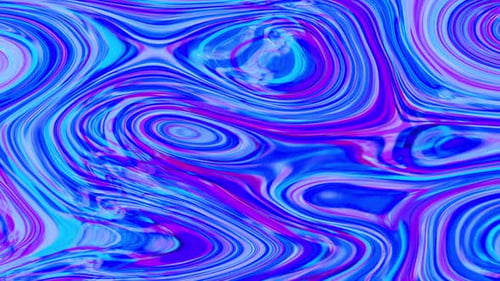 Vibrant Abstract Fluid Color Movement Background Loop