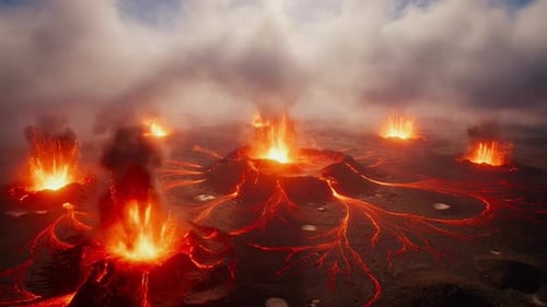 Massive Volcanic Eruptions Covering Venusian Lands