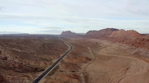 Highway Into Desert, Northern Arizona