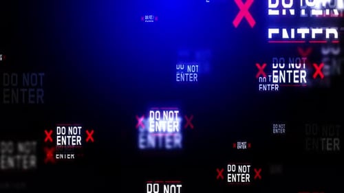 Technologie: Schleife mit blauem Hintergrund