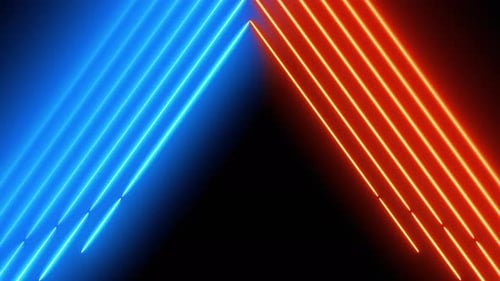 Neon Lines Loop Background