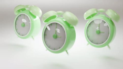 3D Alarm Clock Close-Up