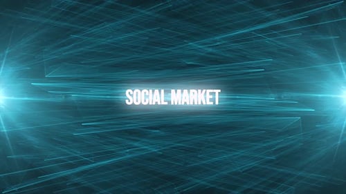 Social Market - Motion Lines Background