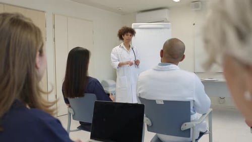 Medical Professionals Attend Healthcare Training Seminar
